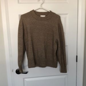 Camel knit sweater